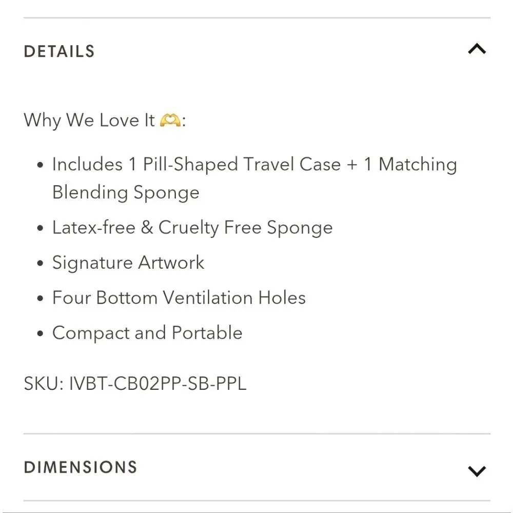 Impressions X‎ Care Bears Share Bear Blending Sponge + Travel Case